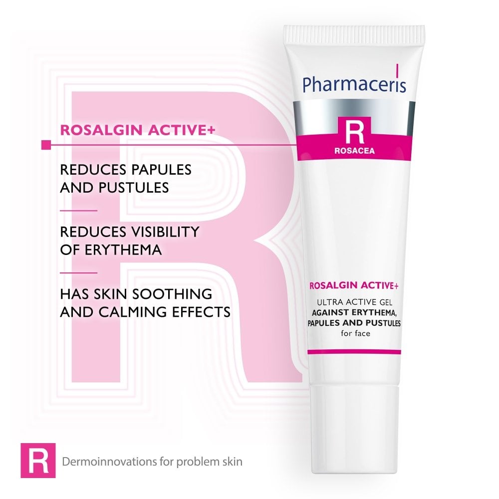 Pharmaceris R Rosacea Rosalgin Active+ Ultra Active Face Treatment Gel 30ml
