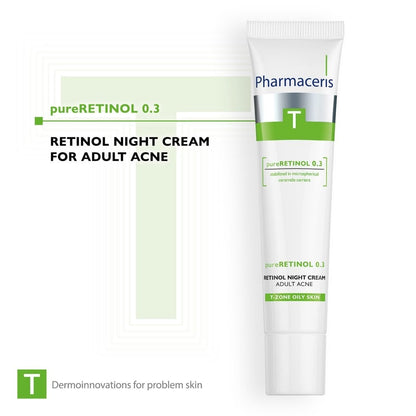 Pharmaceris T Pure 0.3 Anti-Acne Retinol Night Cream 40ml