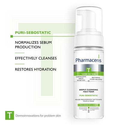 Pharmaceris T Puri-Sebostatic Deeply Cleansing Foam 150ml