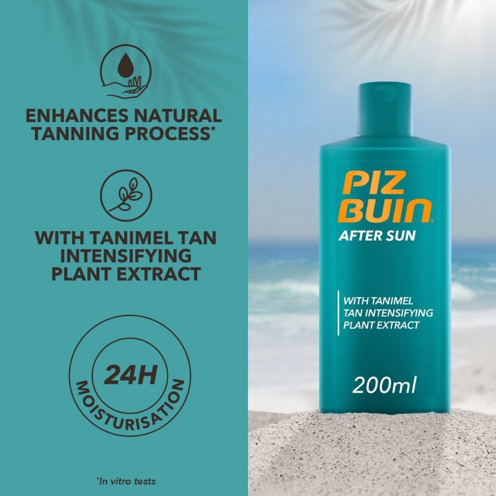 Piz Buin After Sun Tan Intensifying Moisturising Lotion 200ml