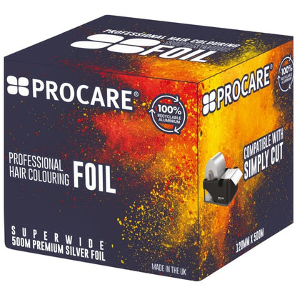 Procare Premium Superwide Silver Hair Foil 120mm x 500mtr