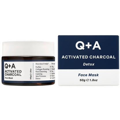 Q+A Activated Charcoal Face Mask 50g