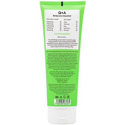Q+A AHA Exfoliator Body Scrub 250ml