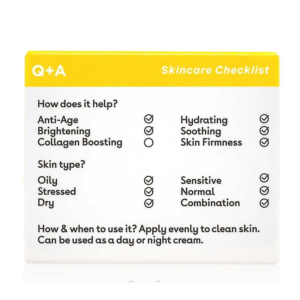 Q+A Ceramide Barrier Defence Face Cream 50g