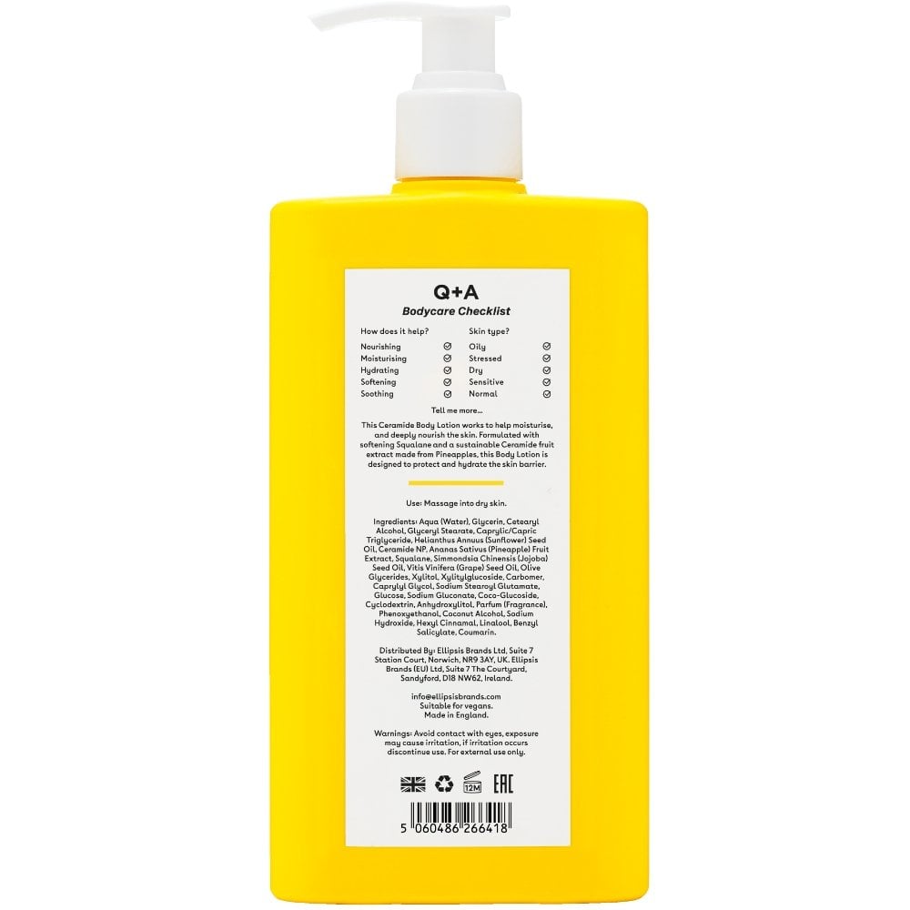 Q+A Ceramide Body Lotion 250ml