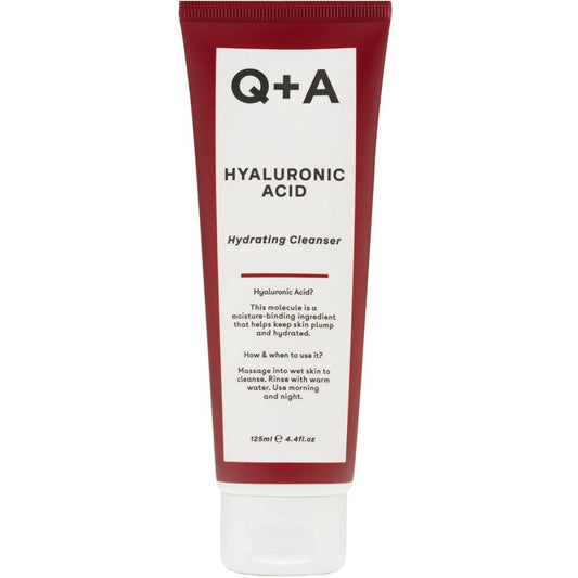 Q+A Hyaluronic Acid Hydrating Gel Cleanser 125ml
