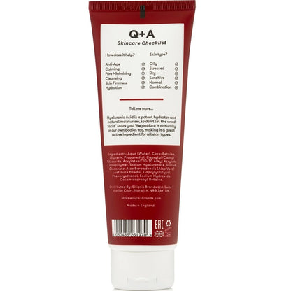Q+A Hyaluronic Acid Hydrating Gel Cleanser 125ml