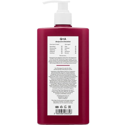 Q+A Hyaluronic Acid Post-Shower Moisturiser 250ml