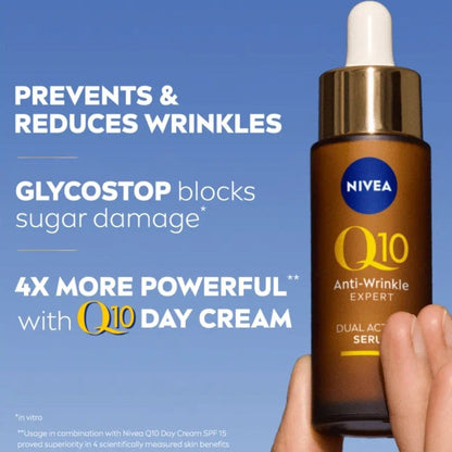 Nivea Q10 Anti-Wrinkle Expert Dual Action Serum 30ml