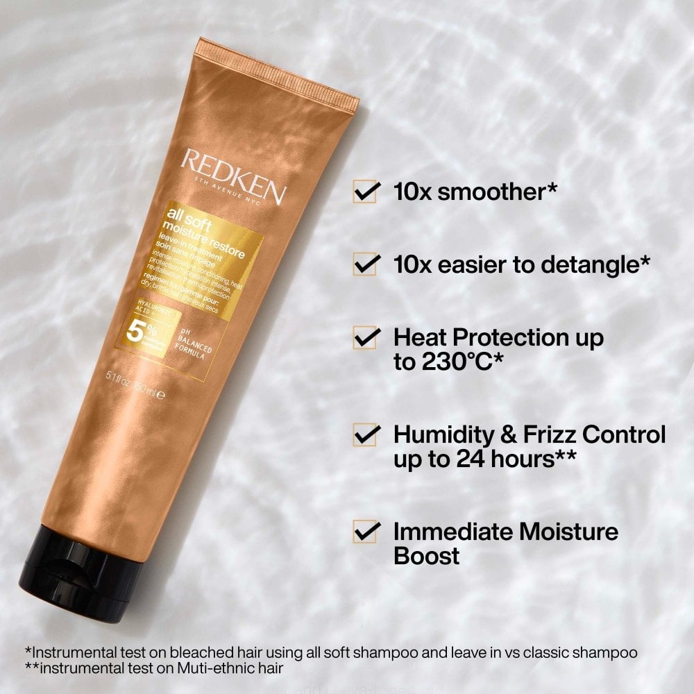 Redken All Soft Moisture Restore Leave-In Treatment 150ml
