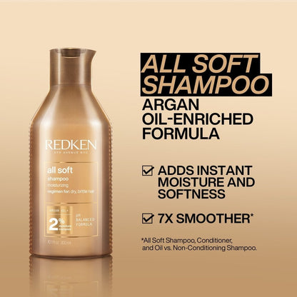 Redken All Soft Moisturising Shampoo 300ml