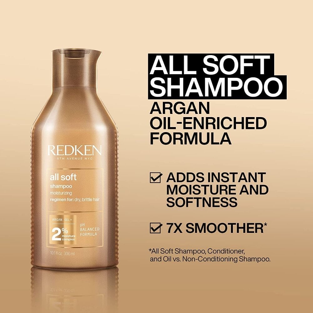 Redken All Soft Moisturising Shampoo 500ml
