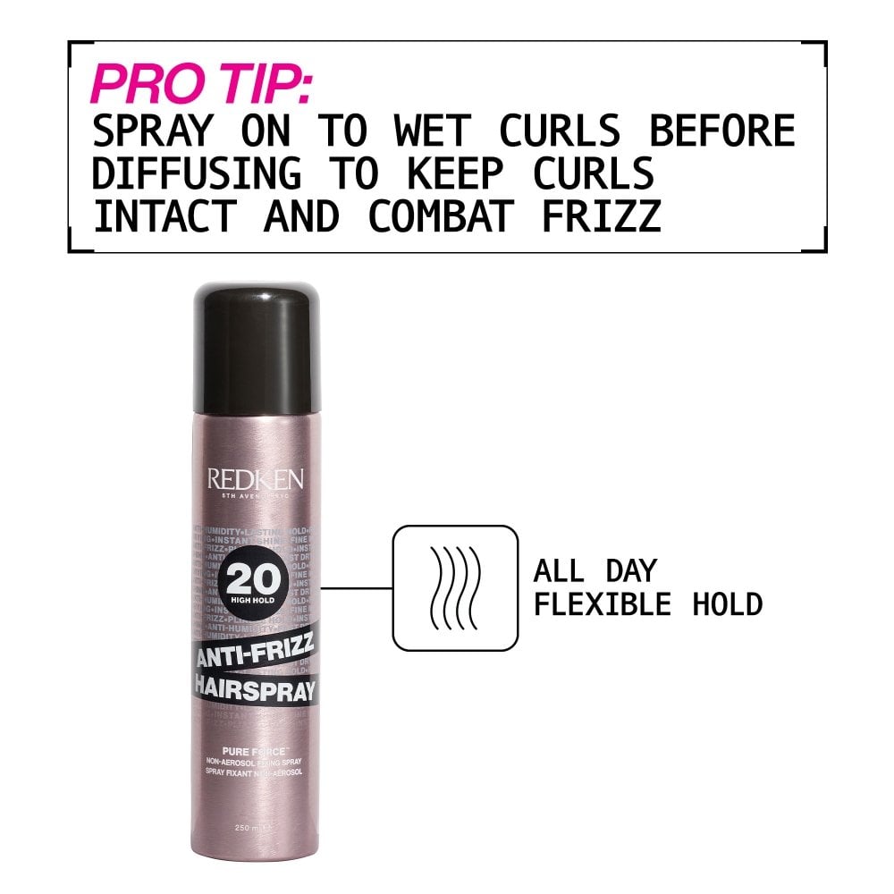 Redken Pure Force Anti-Frizz 20 Hairspray 250ml