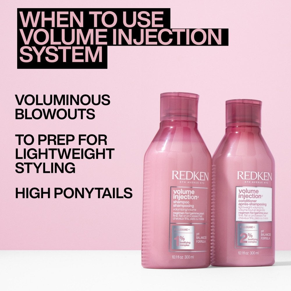 Redken Volume Injection Shampoo & Conditioner Twin 2 x 300ml