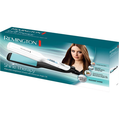 Remington Shine Therapy Wide Plate Hair Straightener S8550