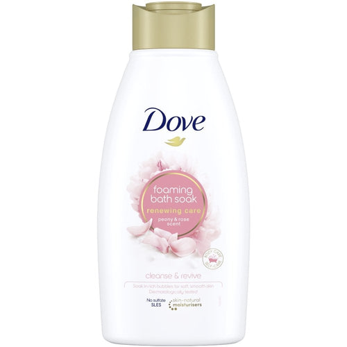 Dove Renewing Care Foaming Bath Soak Peony & Rose 450ml
