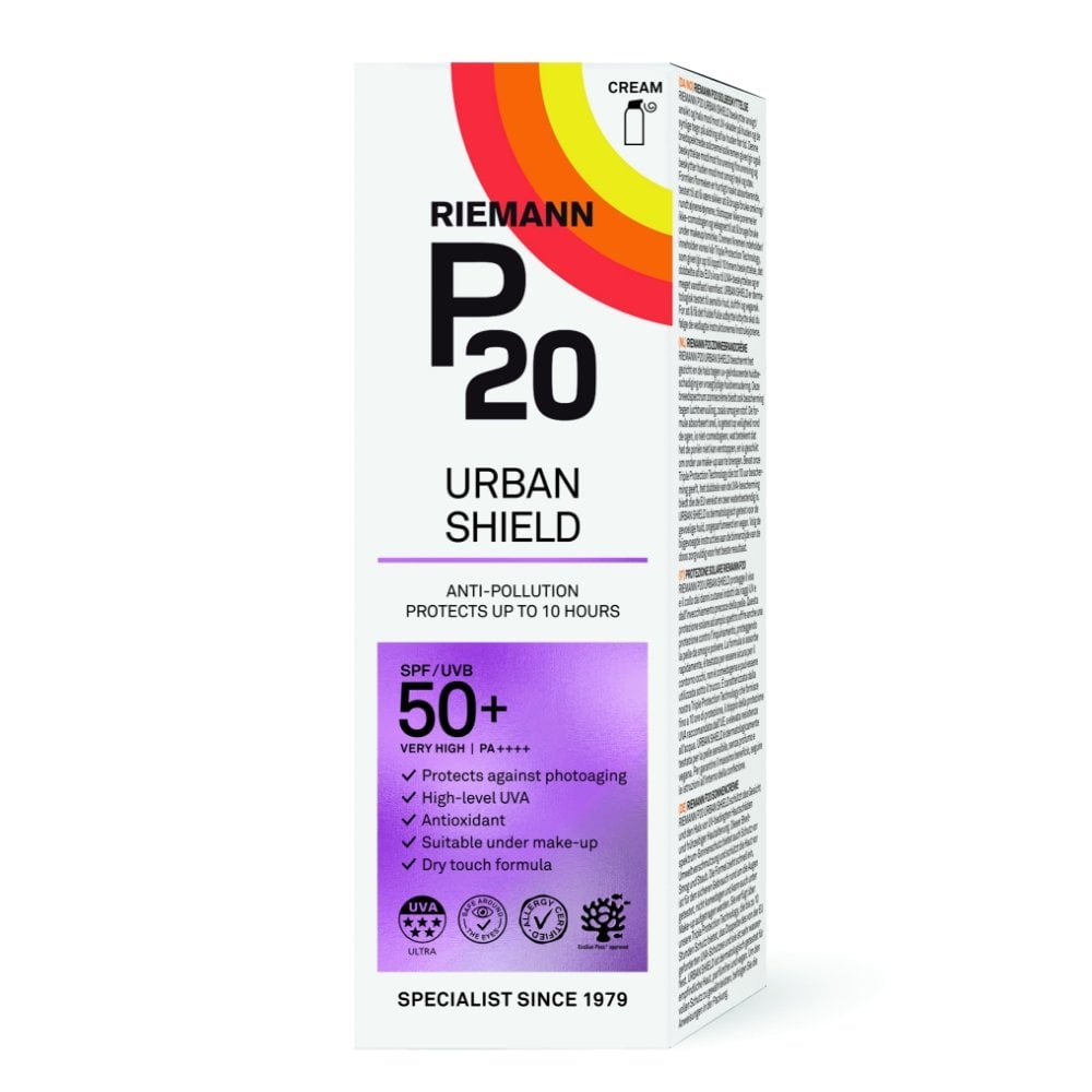 Riemann P20 Original Face Urban Shield Sun Cream SPF50+ 50g