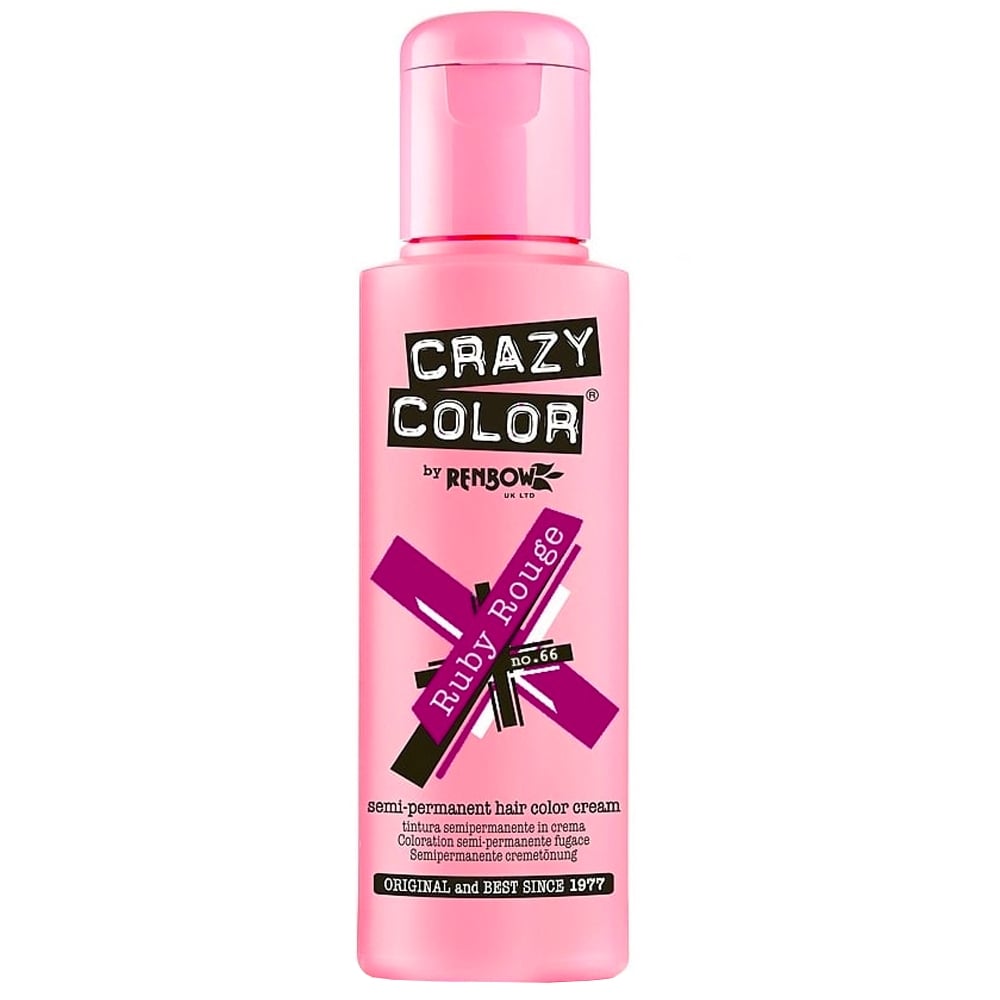 Crazy Colour Ruby Rouge Hair Dye 100ml