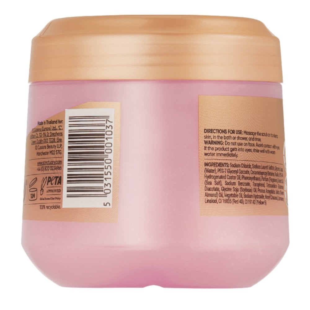 Sanctuary Spa White Lily & Damask Rose Pink Himalayan Salt Scrub 300ml