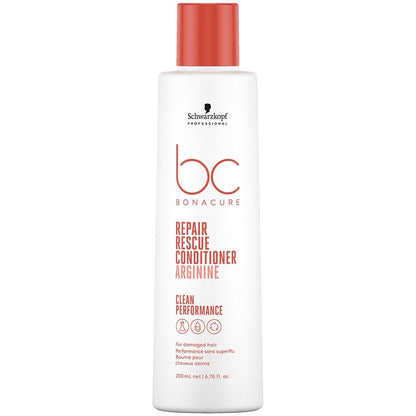 Schwarzkopf Professional BC Bonacure Clean Peptide Repair Rescue Shampoo 250ml & Conditioner 200ml Twin