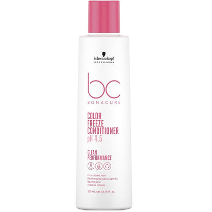Schwarzkopf Professional BC Bonacure Clean pH 4.5 Colour Freeze Sulphate-Free Shampoo 250ml & Colour Freeze Conditioner 200ml Twin