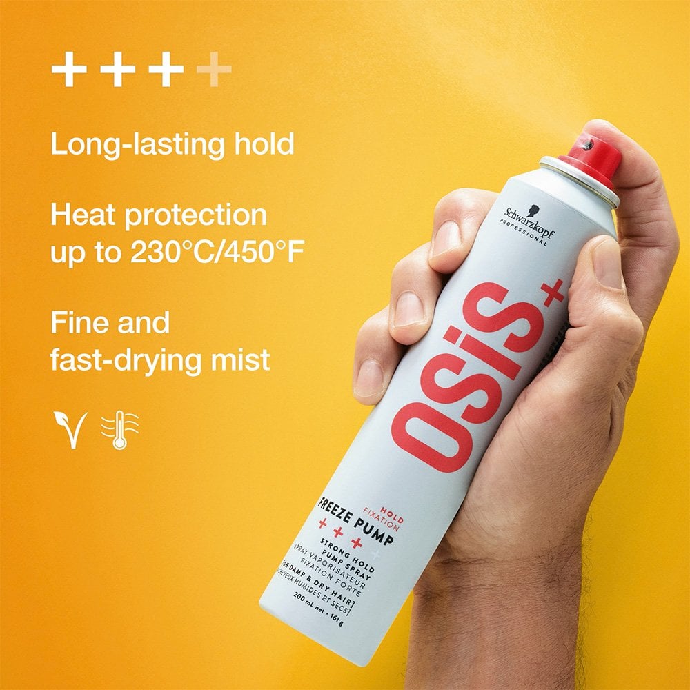 Schwarzkopf Professional OSiS+ Freeze Strong Hold Pump Hairspray 200ml