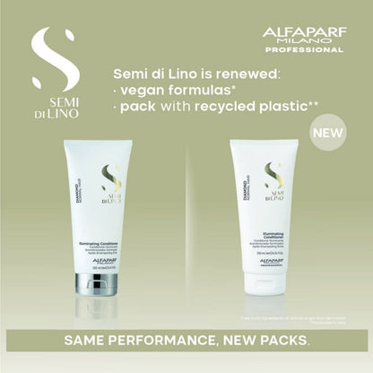 Alfaparf Milano Semi Di Lino Diamond Illuminating Conditioner 200ml