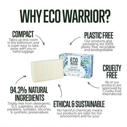 Eco Warrior Sensitive Scalp Shampoo Bar 100g