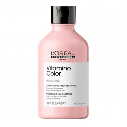 L'Oreal Professionnel Serie Expert Vitamino Colour Radiance Shampoo 300ml, Conditioner 200ml & Mask 250ml Trio