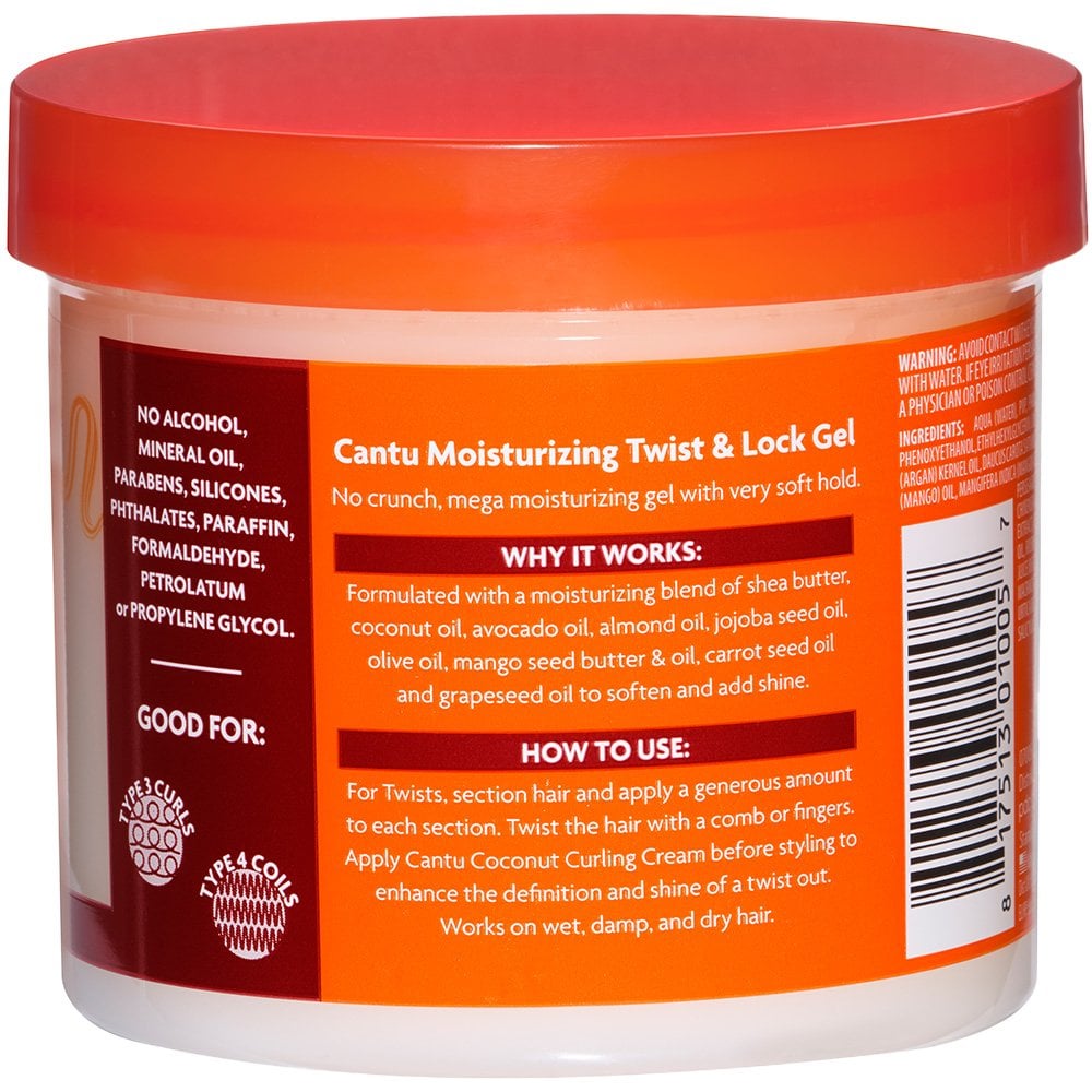 Cantu Shea Butter For Natural Hair Twist & Lock Gel 370g