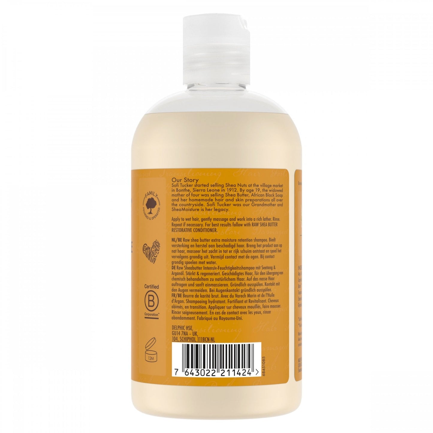 Shea Moisture Raw Shea Butter Extra-Moisture Retention Shampoo 384ml