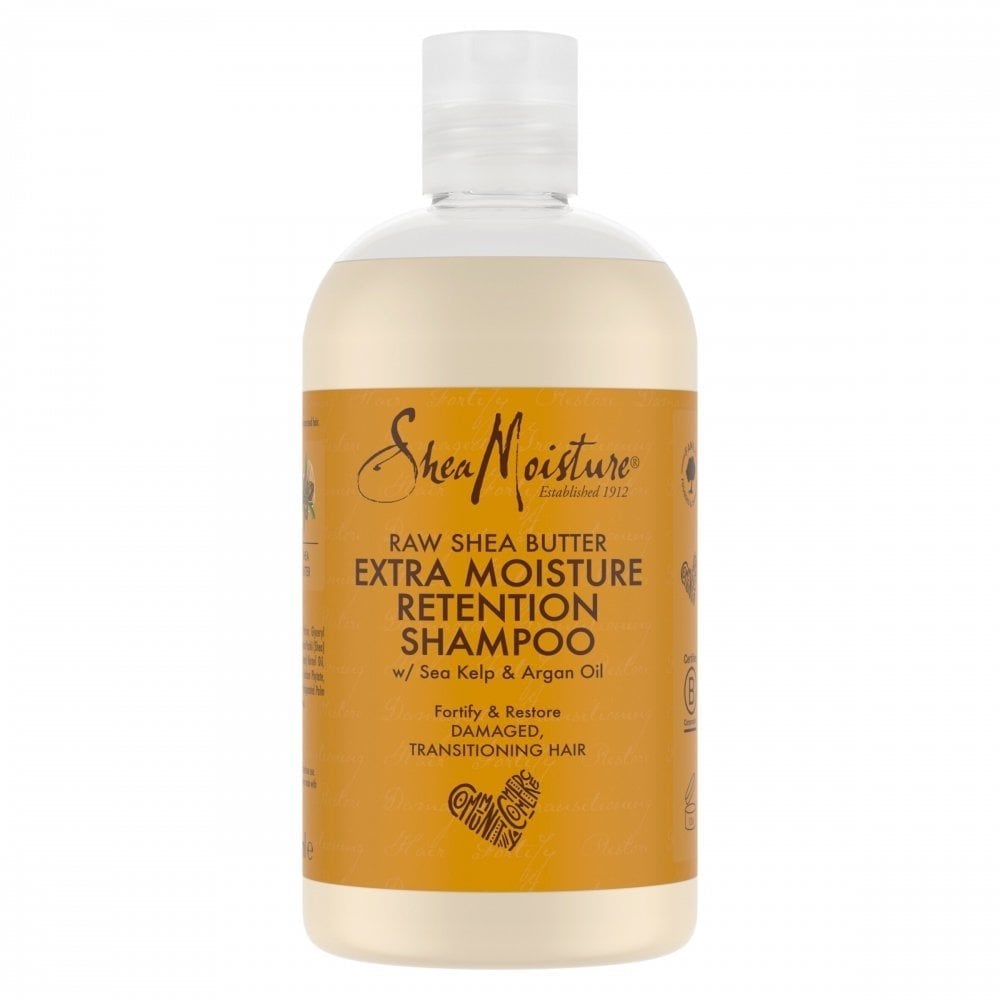 Shea Moisture Raw Shea Butter Extra-Moisture Retention Shampoo & Conditioner Twin 2 x 384ml