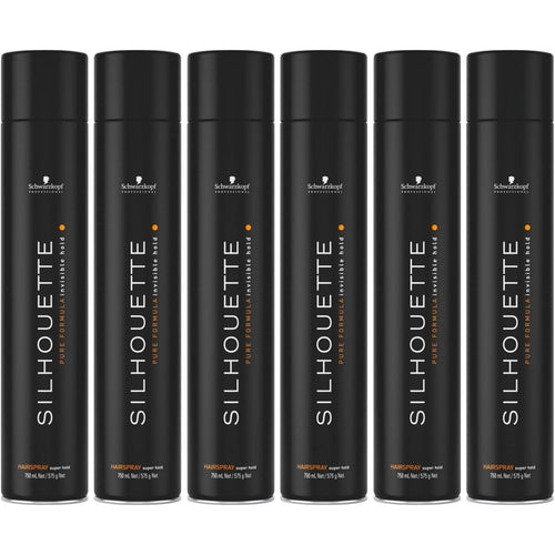 Schwarzkopf Professional Silhouette Super Hold Hairspray Multipack 6 x 750ml