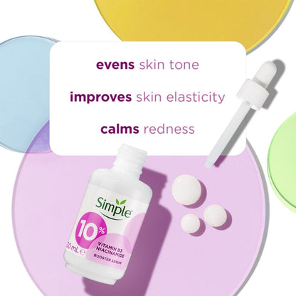 Simple 10% Niacinamide Vitamin B3 Booster Serum 30ml