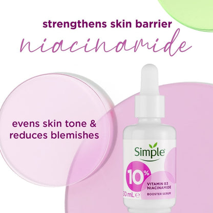 Simple 10% Niacinamide Vitamin B3 Booster Serum 30ml