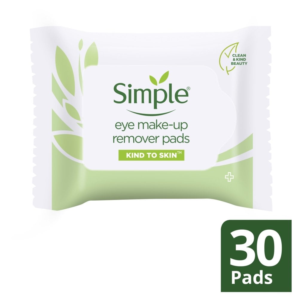 Simple Kind To Skin Eye Makeup Remover Pads Pack of 30