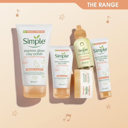 Simple Protect n Glow Detox & Brighten Clay Mask 50ml