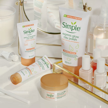 Simple Protect n Glow Detox & Brighten Clay Mask 50ml