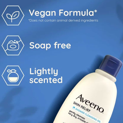 Aveeno Skin Relief Shower Body Cleansing Oil 300ml