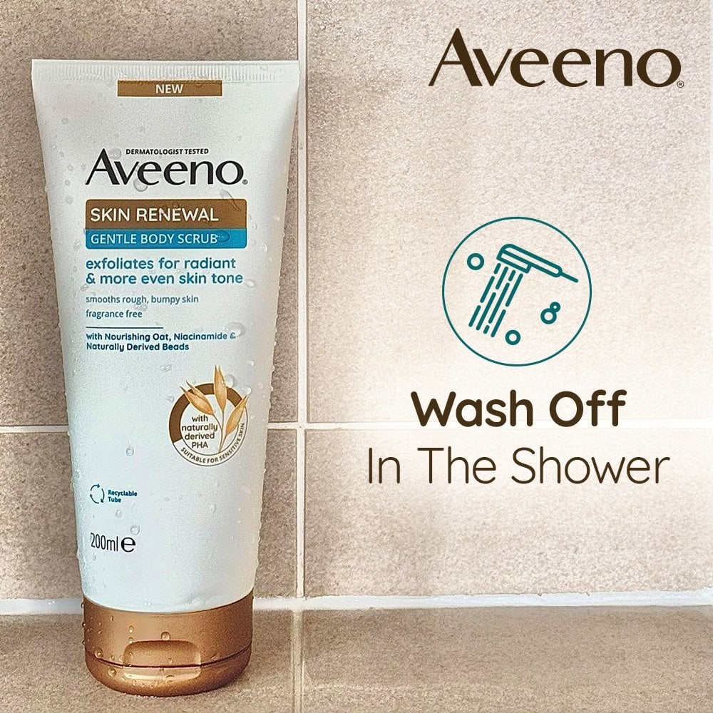 Aveeno Skin Renewal Gentle Body Scrub 200ml