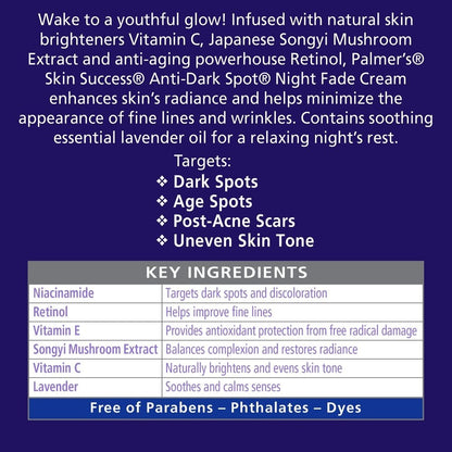 Palmer's Skin Success Anti-Dark Spot Fade Night Cream 75g