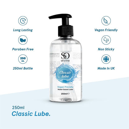 So Divine Classic Water-Based Lube 250ml