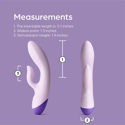 So Divine Kiss Kiss Rechargeable Rabbit Vibrator