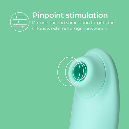 So Divine Pearl Clitoral Suction Stimulator Aqua