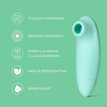 So Divine Pearl Clitoral Suction Stimulator Aqua