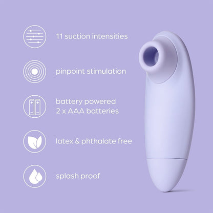 So Divine Pearl Clitoral Suction Stimulator Purple