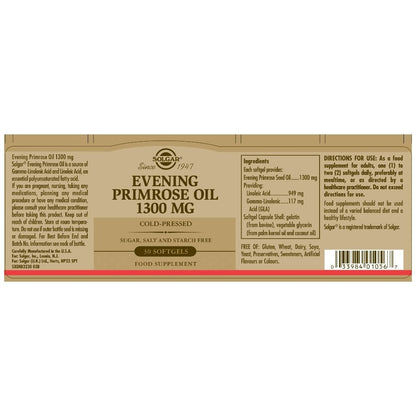 Solgar Evening Primrose Oil 1300 mg 30 Softgels