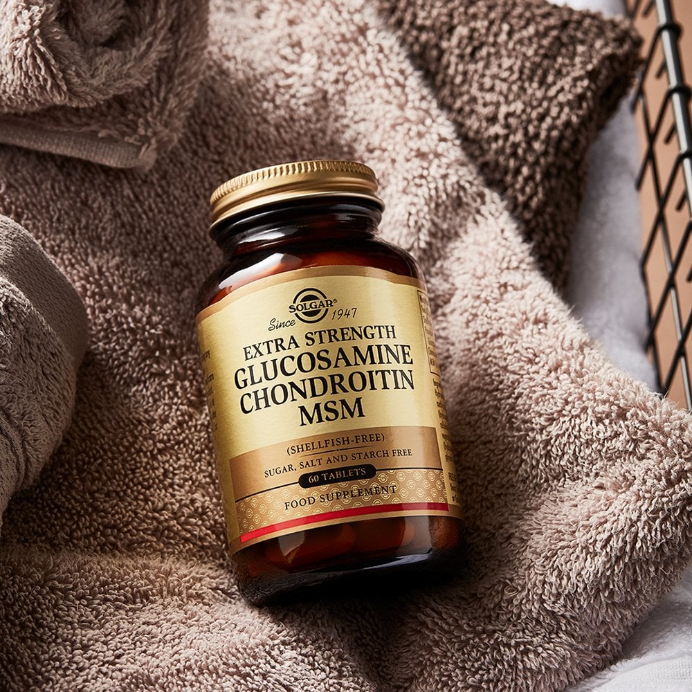 Solgar Extra Strength Glucosamine Chondroitin MSM 60 Tablets