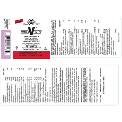 Solgar Formula VM-75 30 Tablets