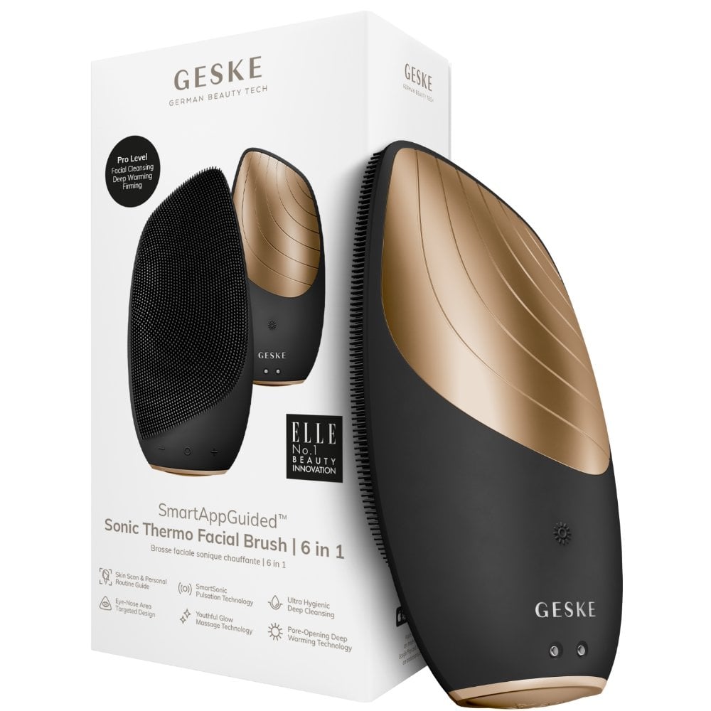 GESKE Sonic Thermo Facial Brush 6 In 1 Grey